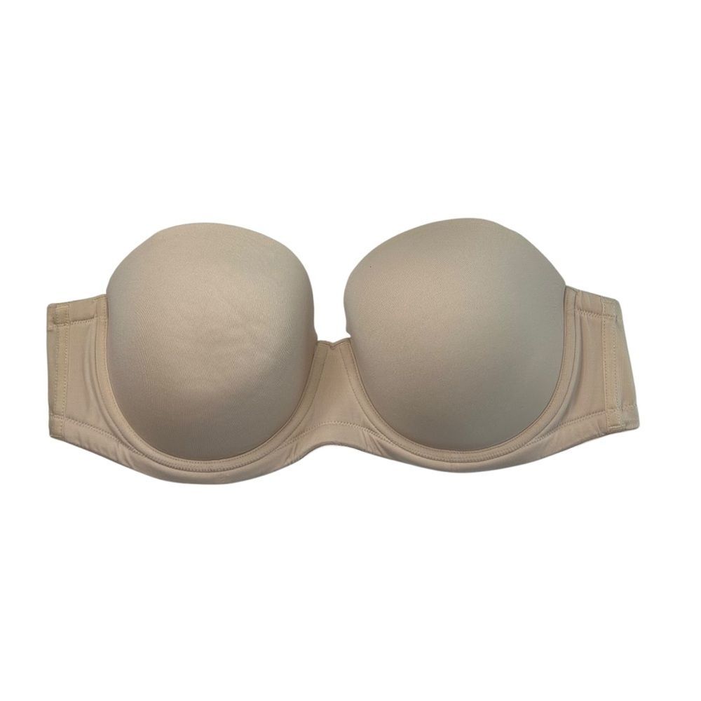 Wacoal Cream lined red carpet Strapless Bra 34DDD 34F 854119
